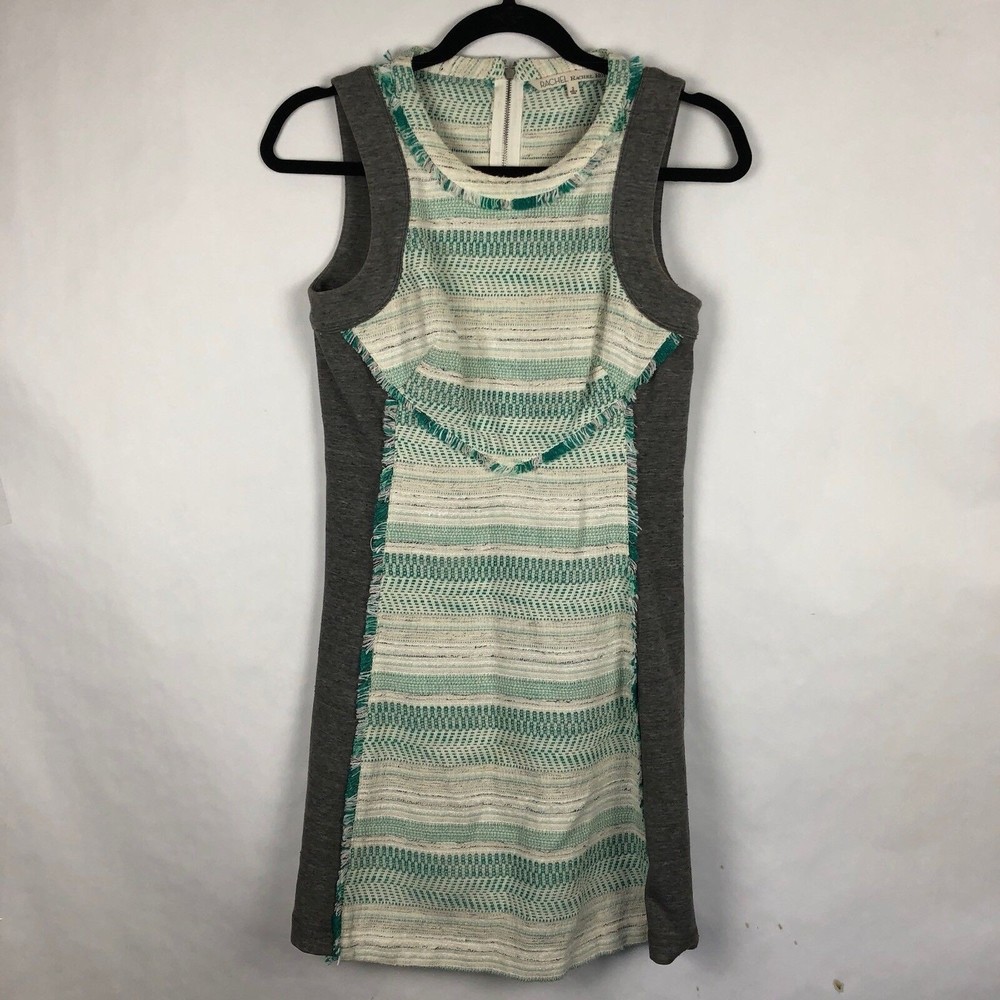 Womens Dress Size 2 Sheath Color Block Rachel Roy